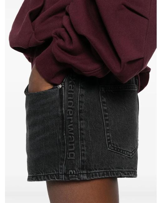 Pantalones vaqueros cortos Alexander Wang de color Black