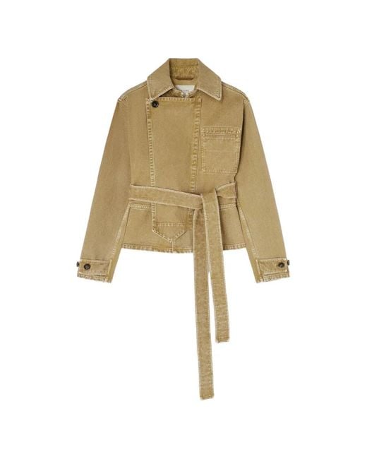RETORI Natural Belted Denim Jacket