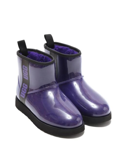 Ugg Blue Classic Clear Mini Boots