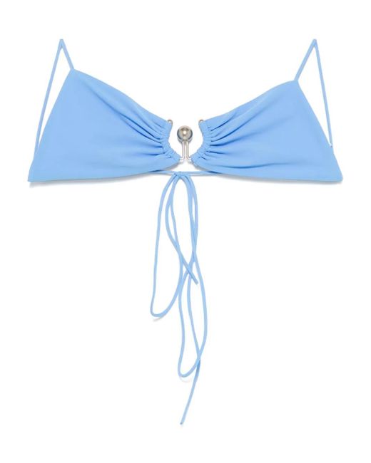 Haut De Bikini À Fronces Christopher Esber en coloris Blue