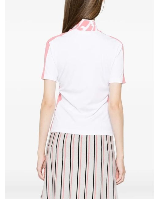 J.Lindeberg White Short-Sleeve Polo Shirt