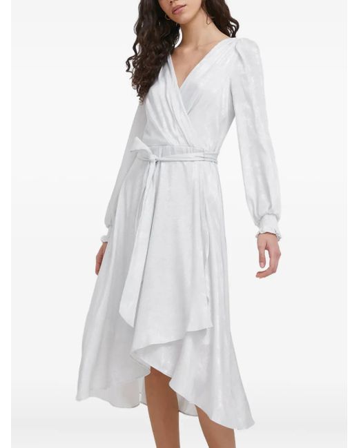 dkny women's long sleeve tie neck pleated dress DKNY NWT Women's Long Sleeve Tie Neck Pleated