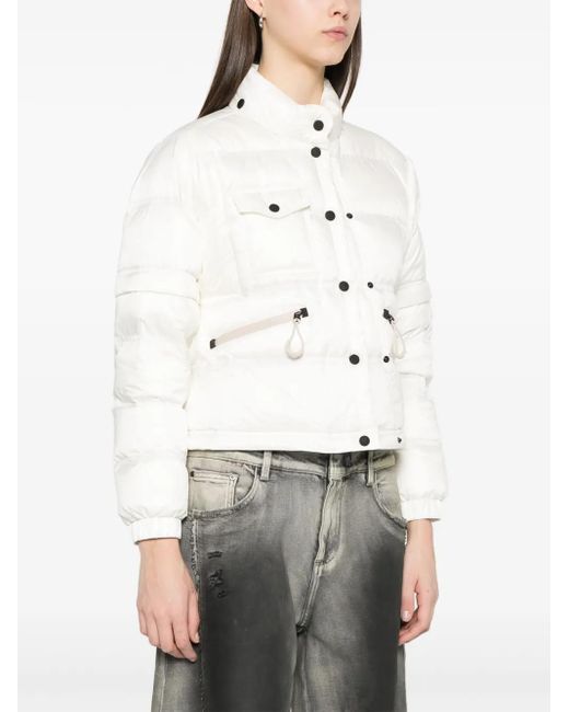 Moncler White Day Namic Puffer Jacket
