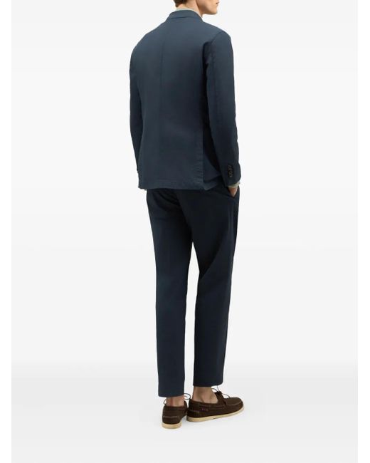 Boglioli Blue Single-Breasted Suit for men
