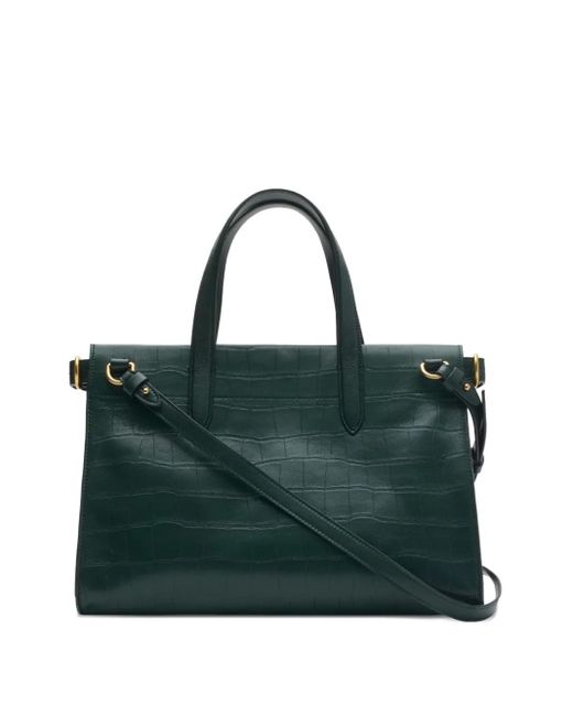 Burberry Green Small Cotswolds Tote Bag