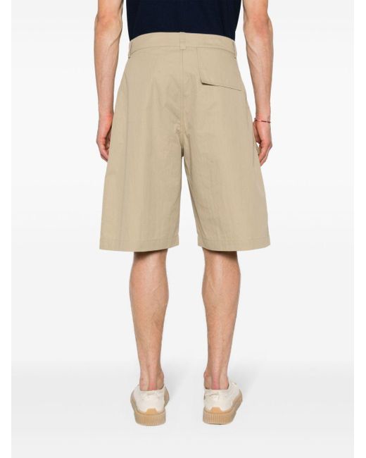 Studio Nicholson Natural High-Waist Straight-Leg Shorts for men