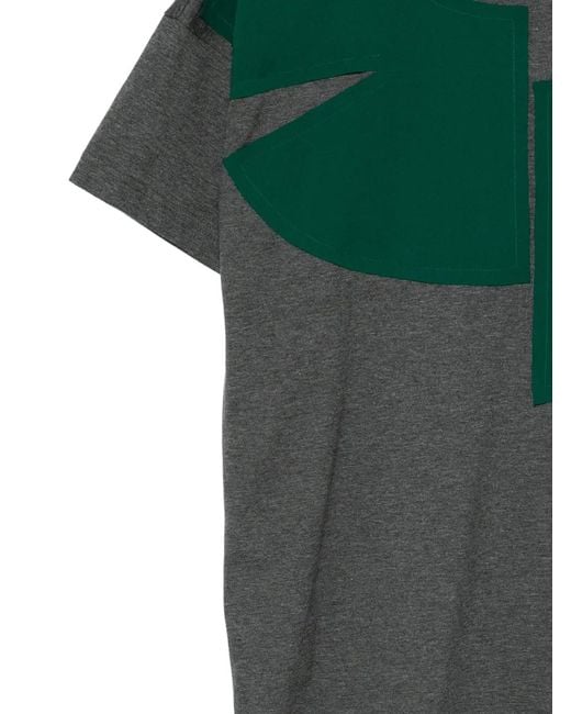 Enfold Green Patchwork T-Shirt