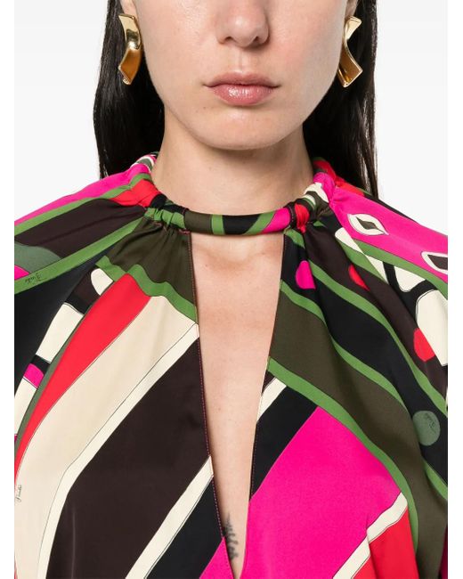 Emilio Pucci Red 'Vivara' Top