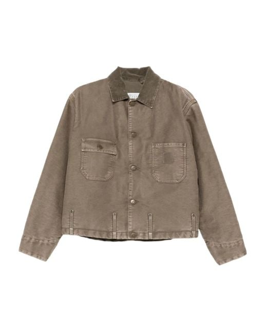 Maison Margiela ボタン ジャケット Brown