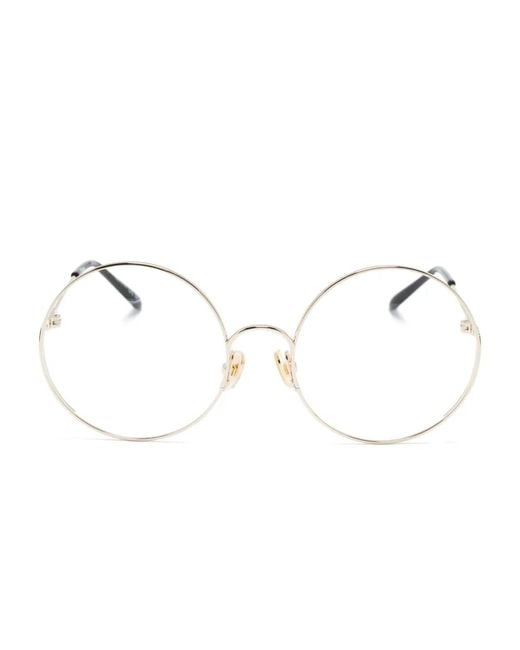 Chloé Natural 01670 Round-Frame Glasses
