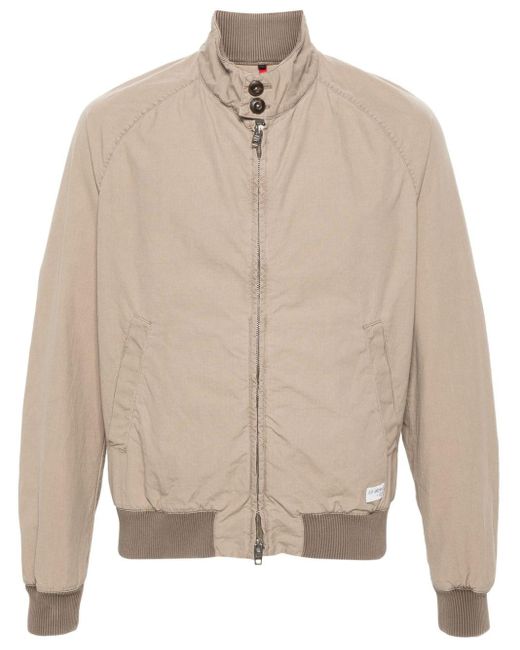 Fay Natural Logo-patch Ripstop Jacket for men
