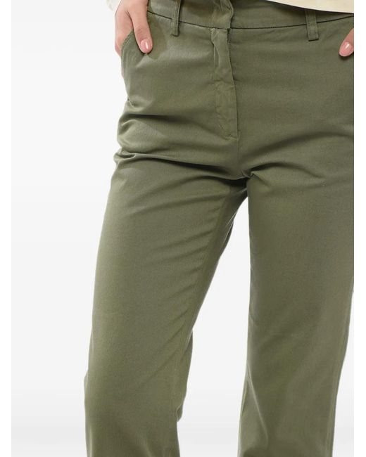 Department 5 Green Jet Stretch-Cotton Trousers