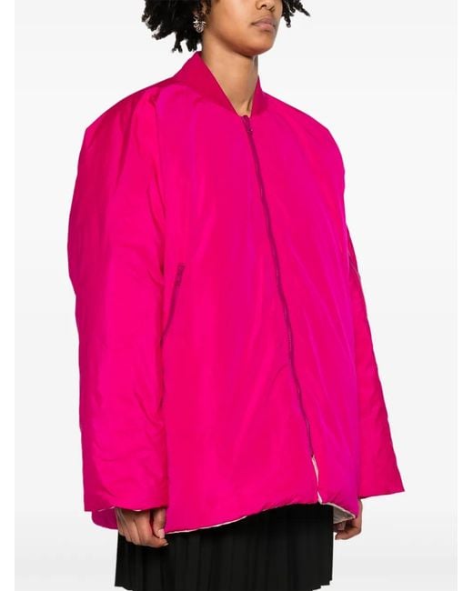 Sofie D'Hoore Pink Orion Reversible Bomber Jacket