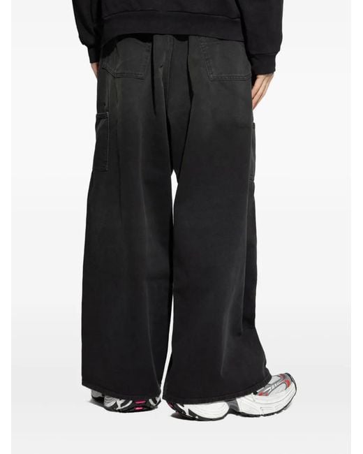 Balenciaga Black Panel-Detail Jeans for men