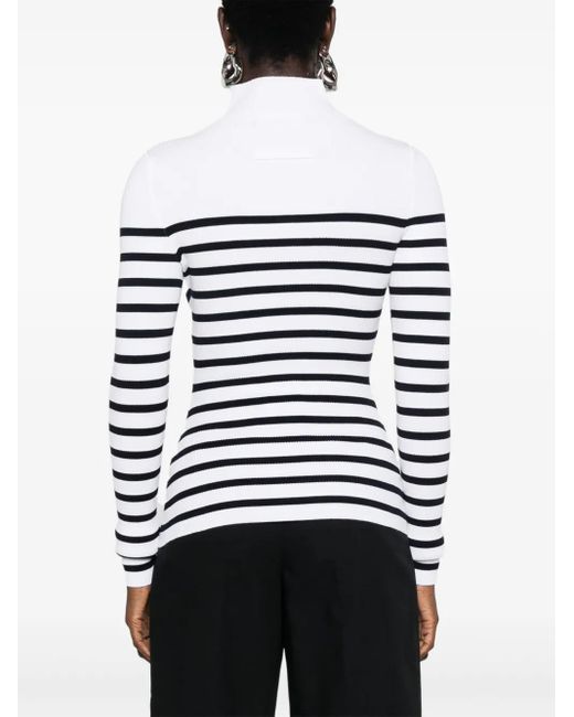 Jean Paul Gaultier Gestreepte Trui in het White