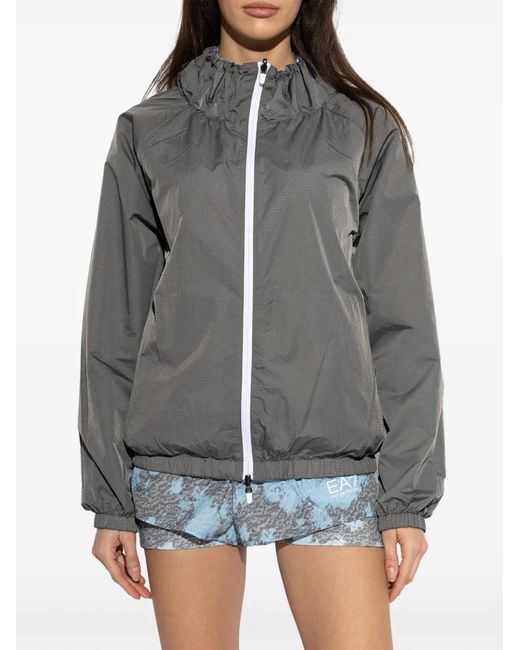 Chaqueta Dynamic Athlete Con Capucha EA7 de color Blue