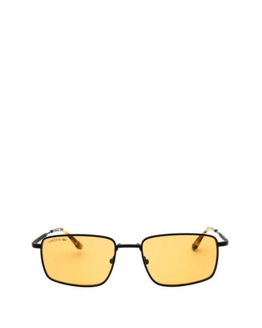 Lacoste Metallic Rectangle-Frame Sunglasses for men