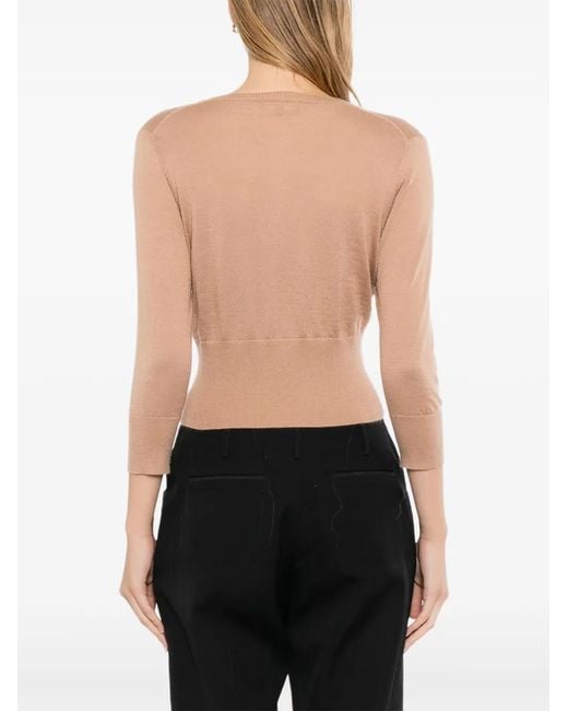 N.Peal Cashmere Natural Darcie Cardigan