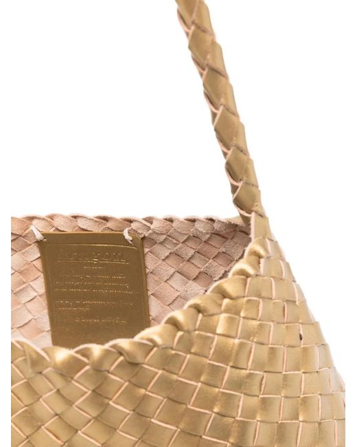 Dragon Diffusion Rosanna Woven Leather Shoulder Bag in Natural | Lyst ...