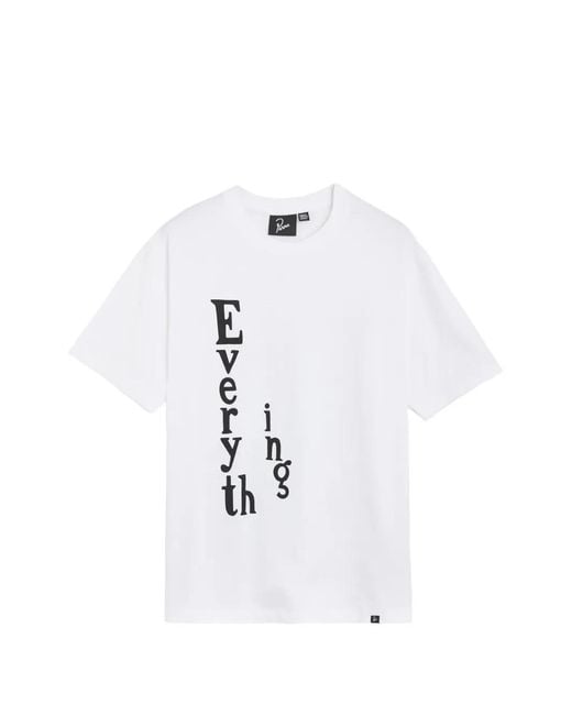 by Parra White Everything Graphic-Print T-Shirt for men