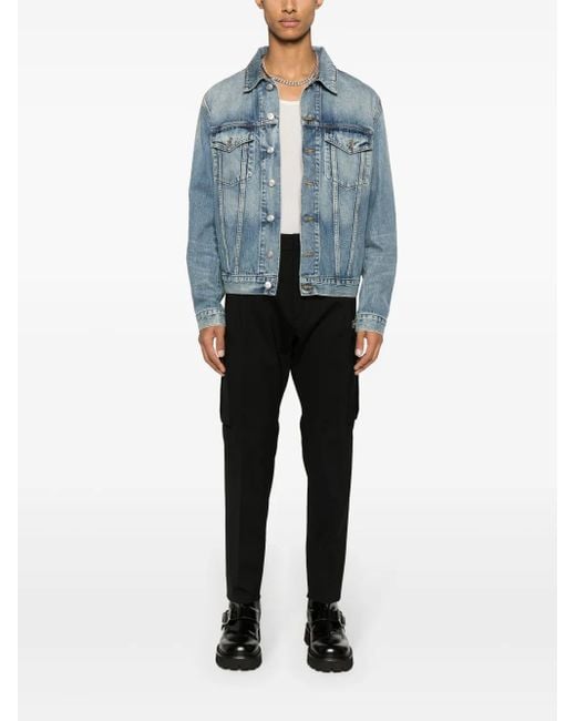 DSquared² Black Wool Trousers for men