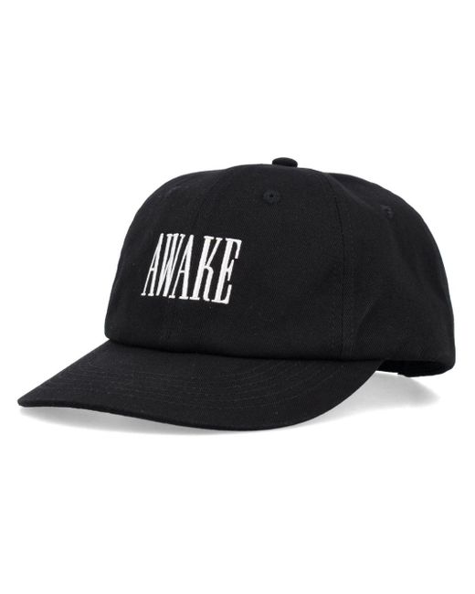Cappello da baseball con ricamo di AWAKE NY in Black da Uomo