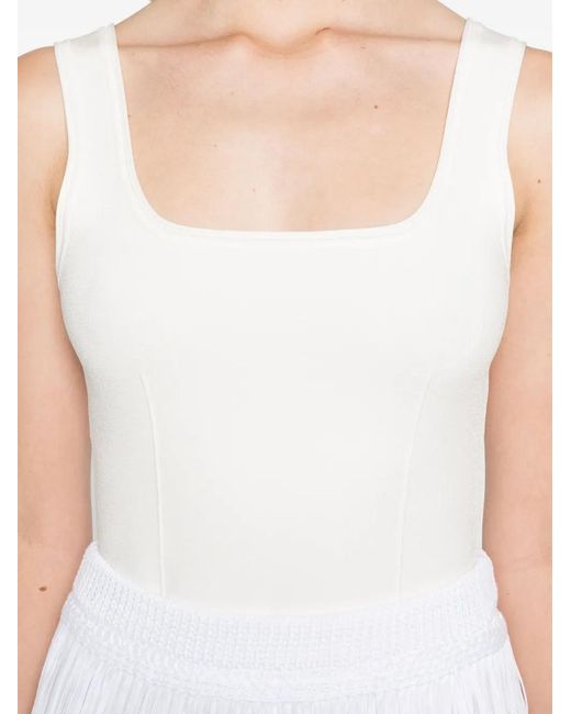 Jonathan Simkhai Ramaina Top in het White