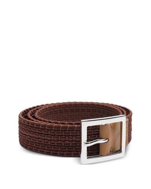 Amiri Brown Skater Braided Belt for men