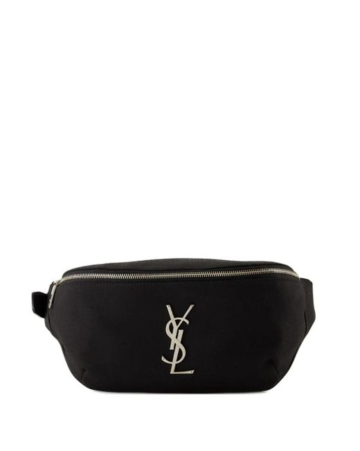 Saint Laurent Heuptas Met Logoplakkaat in het Black voor heren