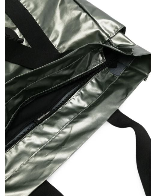 Jack Gomme Black Caly Metallic-Effect Tote Bag
