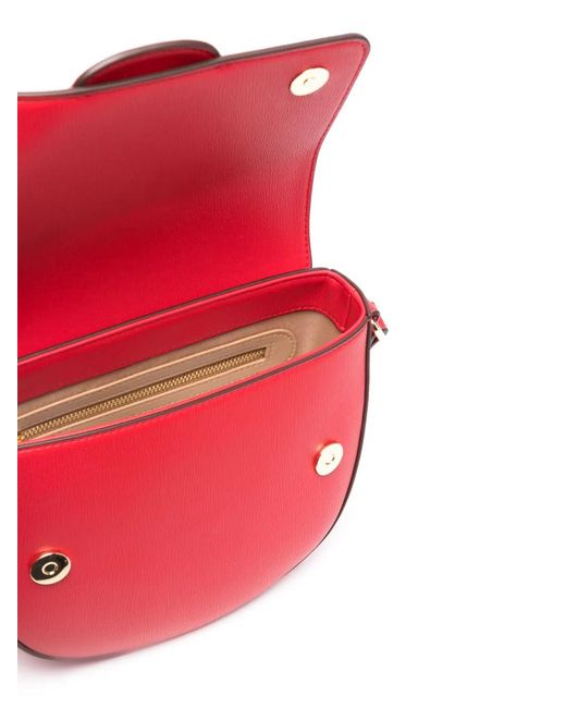 Love Moschino Pink Heart-Plaque Crossbody Bag