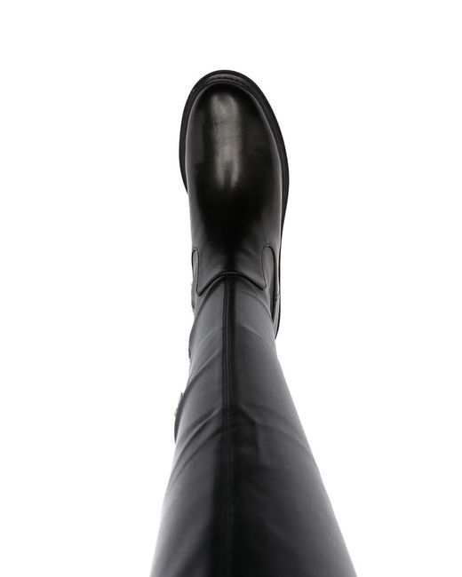 MICHAEL Michael Kors Black Zip-Up Knee-Length Boots