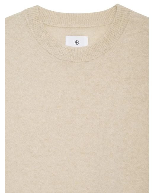 Anine Bing Natural Ronan Knit Vest