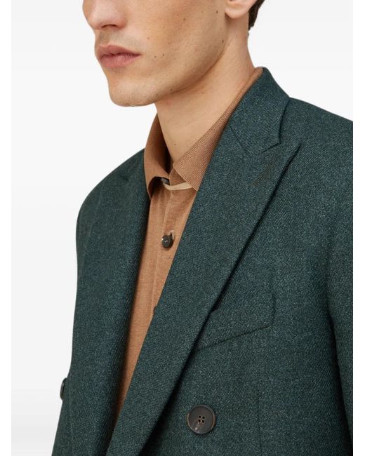 RETORI Green Blazer À Boutonnière Croisée for men