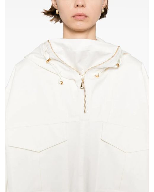 Zimmermann White Hooded Pullover