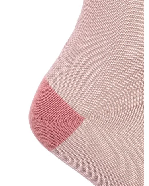 Calzini Semi Trasparenti Con Logo di Marni in Pink