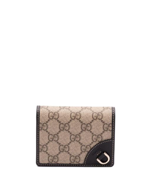 Gucci White Gg-Canvas Wallet