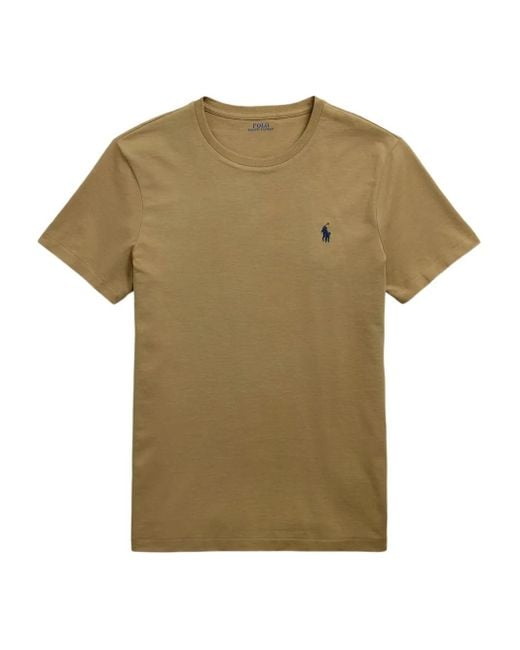 Polo Ralph Lauren Green Polo Pony-Embroidered T-Shirt for men