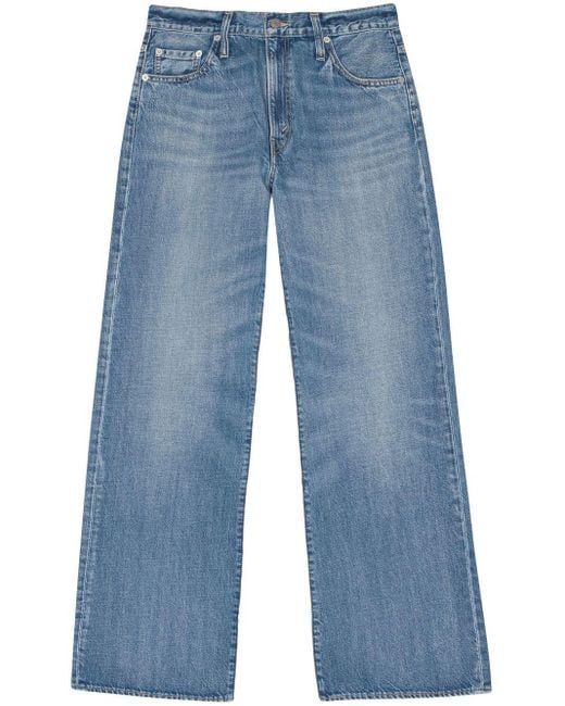 Ganni Denim X Levi's Baggy Bootcut Jeans in Blue | Lyst