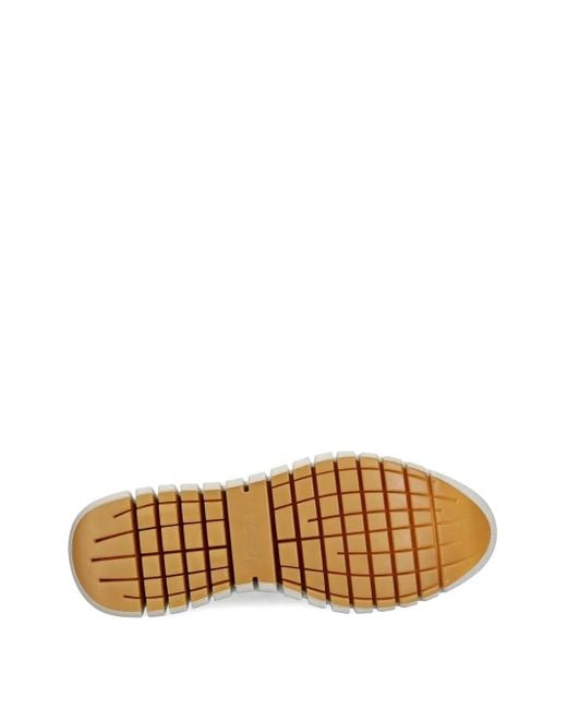 Ecco White Gruuv Lea Sneakers