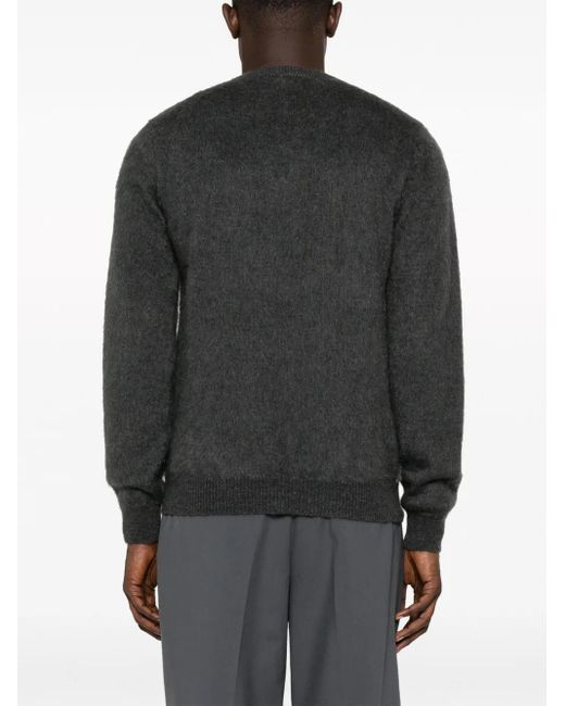 Fendi Pullover Mit Ff-Muster in Gray für Herren
