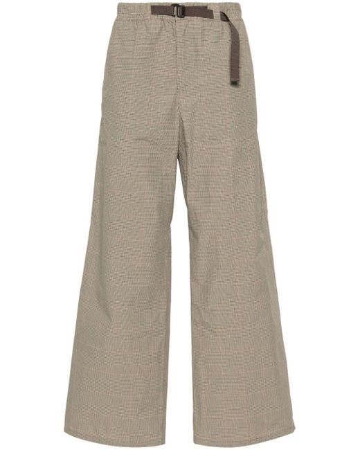 Our Legacy Natural Wander Checked Trousers for men