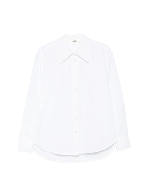 Séfr White Willa Buttoned Shirt