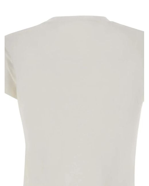 Camiseta con detalle de volantes Kaos de color White