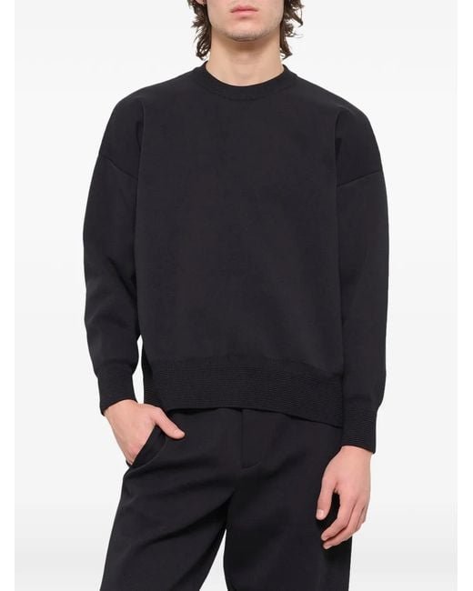 CFCL Blue Milan Ribbed-Knit Sweater for men