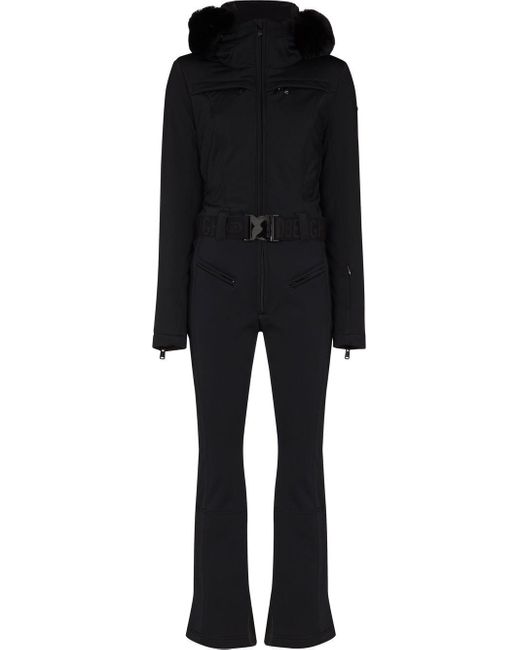 Goldbergh Parry Belted Ski Suit in Black Lyst Australia