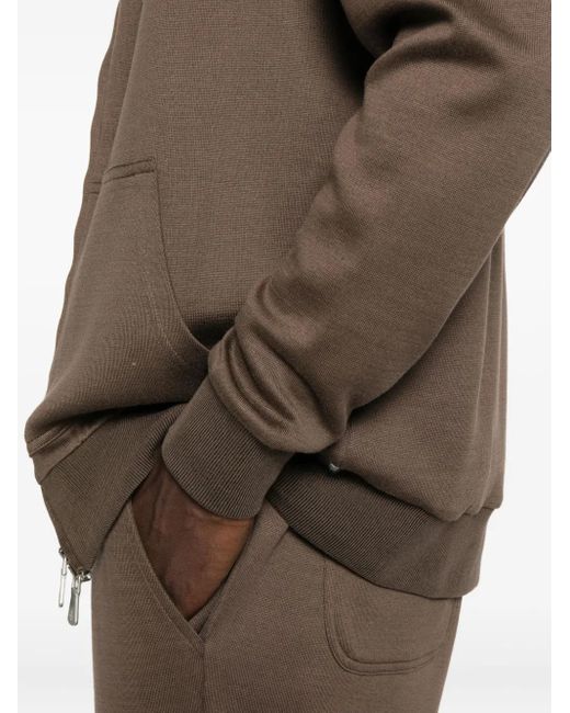 Eleventy Kapuzenjacke mit Reißverschluss in Brown für Herren