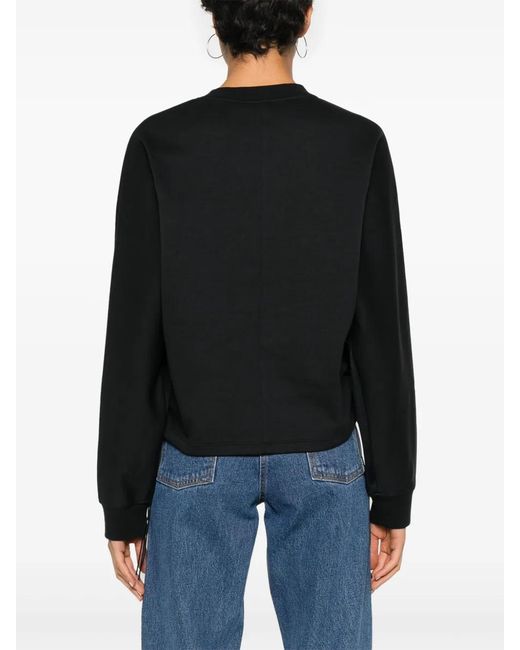 Adidas Black 3-Stripes Sweatshirt