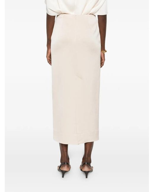 Esse Studios Cartia Midi-Rok in het White