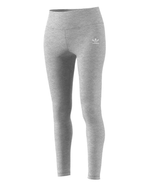 Adidas Gray High-Waisted Leggings